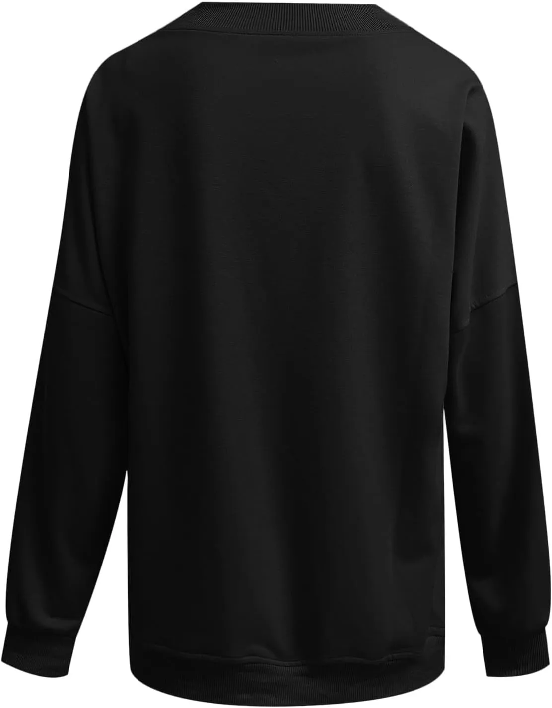 Women Casual Oversized Long Sleeve Crewneck Sweatshirt Pullover Tops, S-XXL