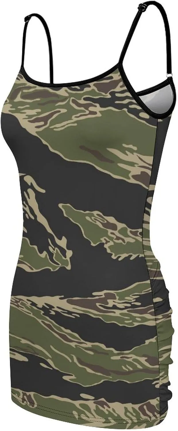 Women's Adjustable Spaghetti Strap Cami-Dress