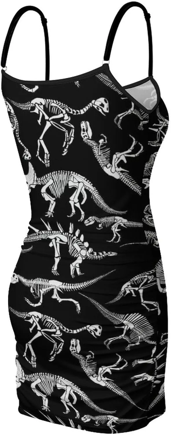 Women's Adjustable Spaghetti Strap Cami-Dress