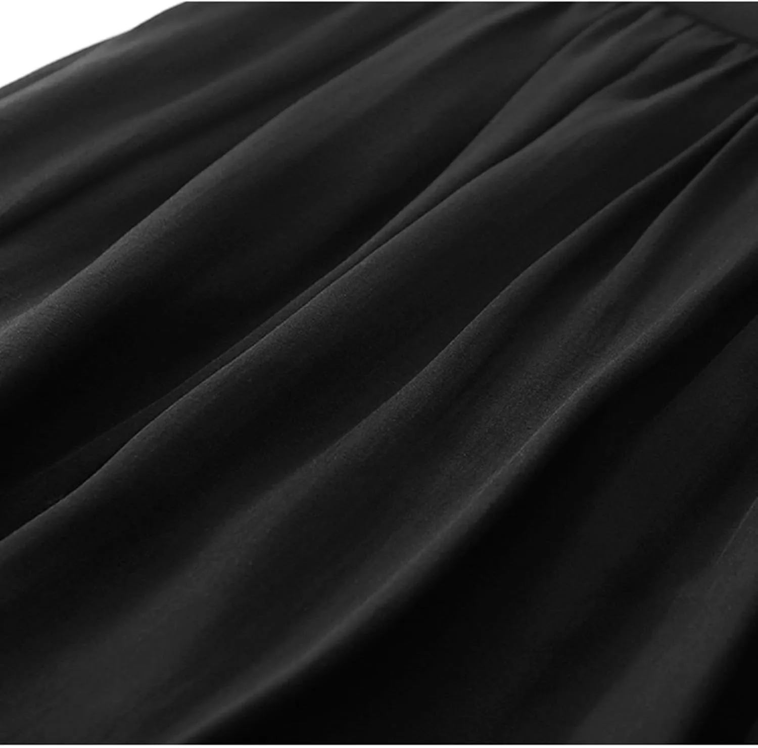 Women's Fall Skirts High Waist Skirts Solid Color Pleated A-Line Flared Flowy Midi Long Skirts