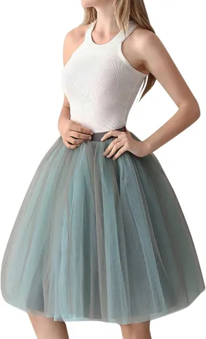 Women's Fashion A Line Pleated Skirt Midi Skirts for Women Womens Puffy Ballet Skirts Tutu Skirt Pleated Skirt