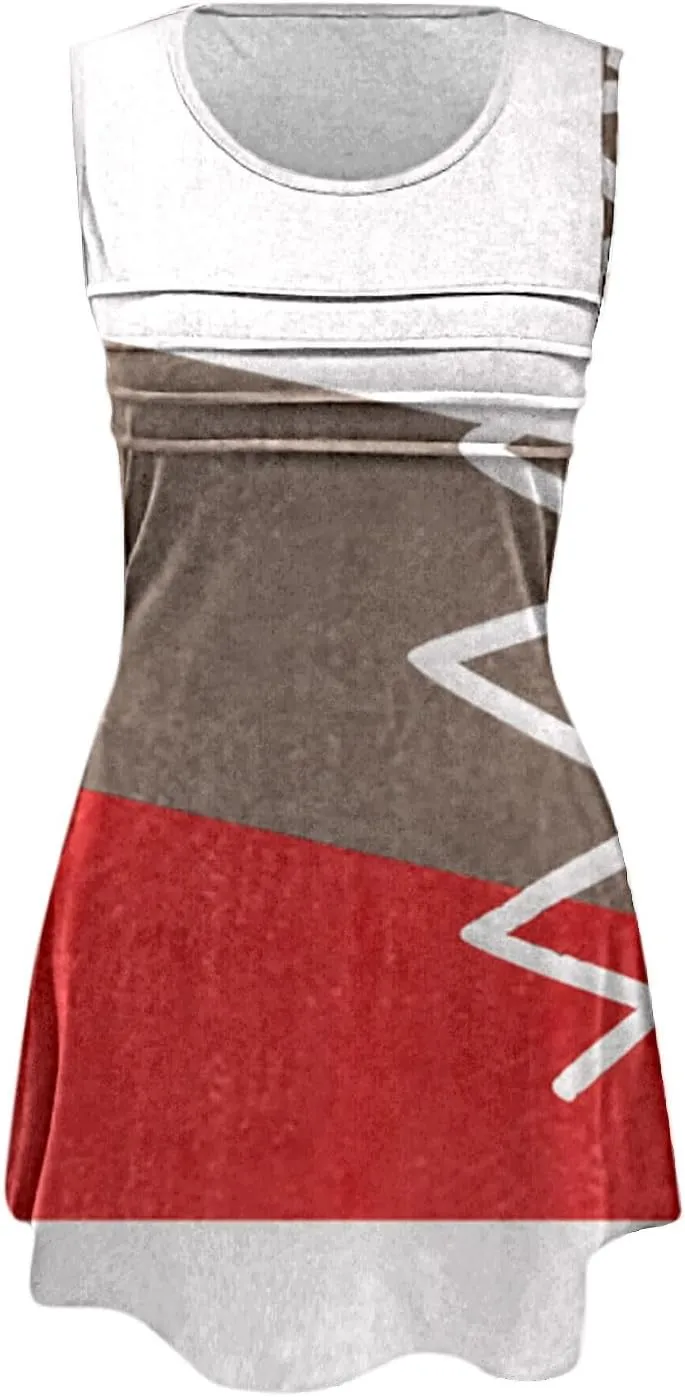 Womens Floral Dress Womens with Pockets Summer Casual Tank Dress Sleeveless Midi Beach Dress Summer Linen Dress 100