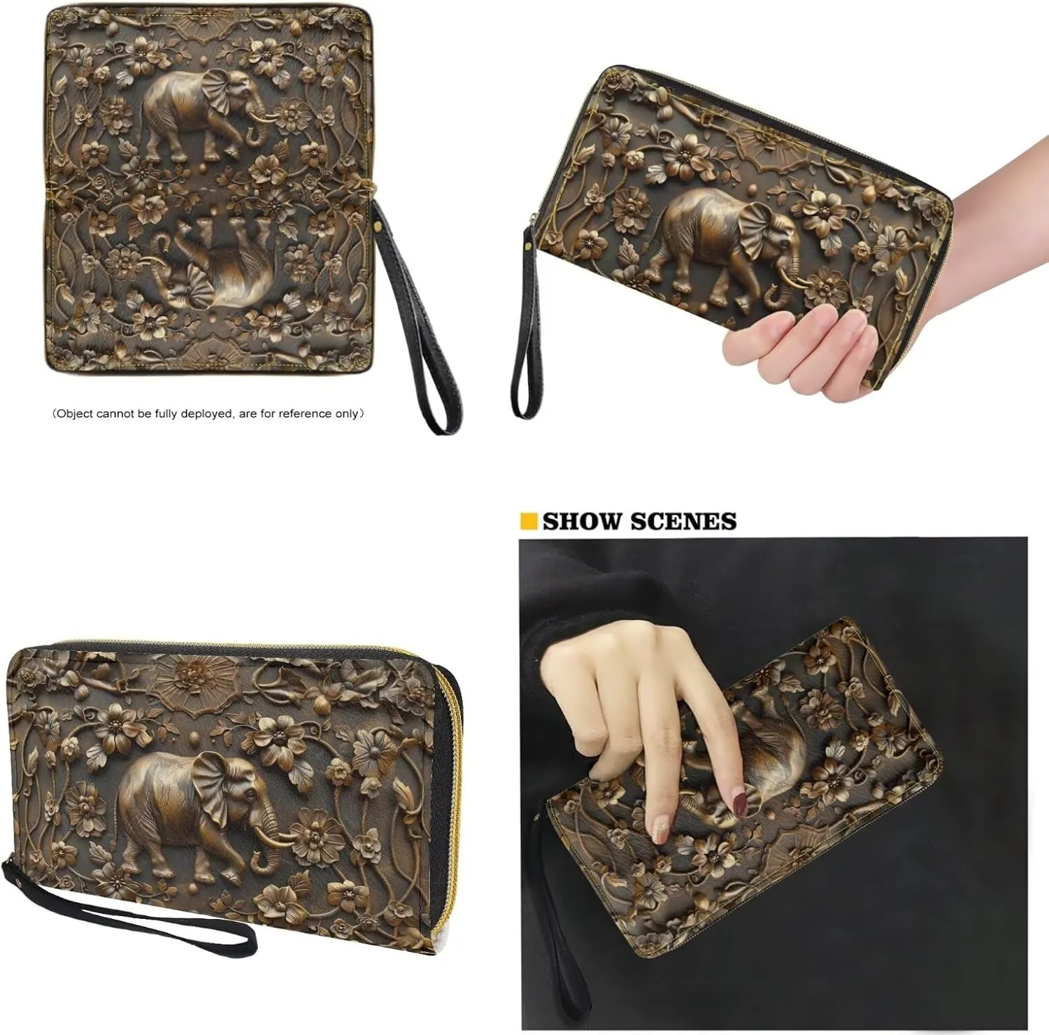 Womens Handbag Wallet Set Leather Satchel Purse Handbag with Wristlet Wallet Top Handle Handbag for Ladies