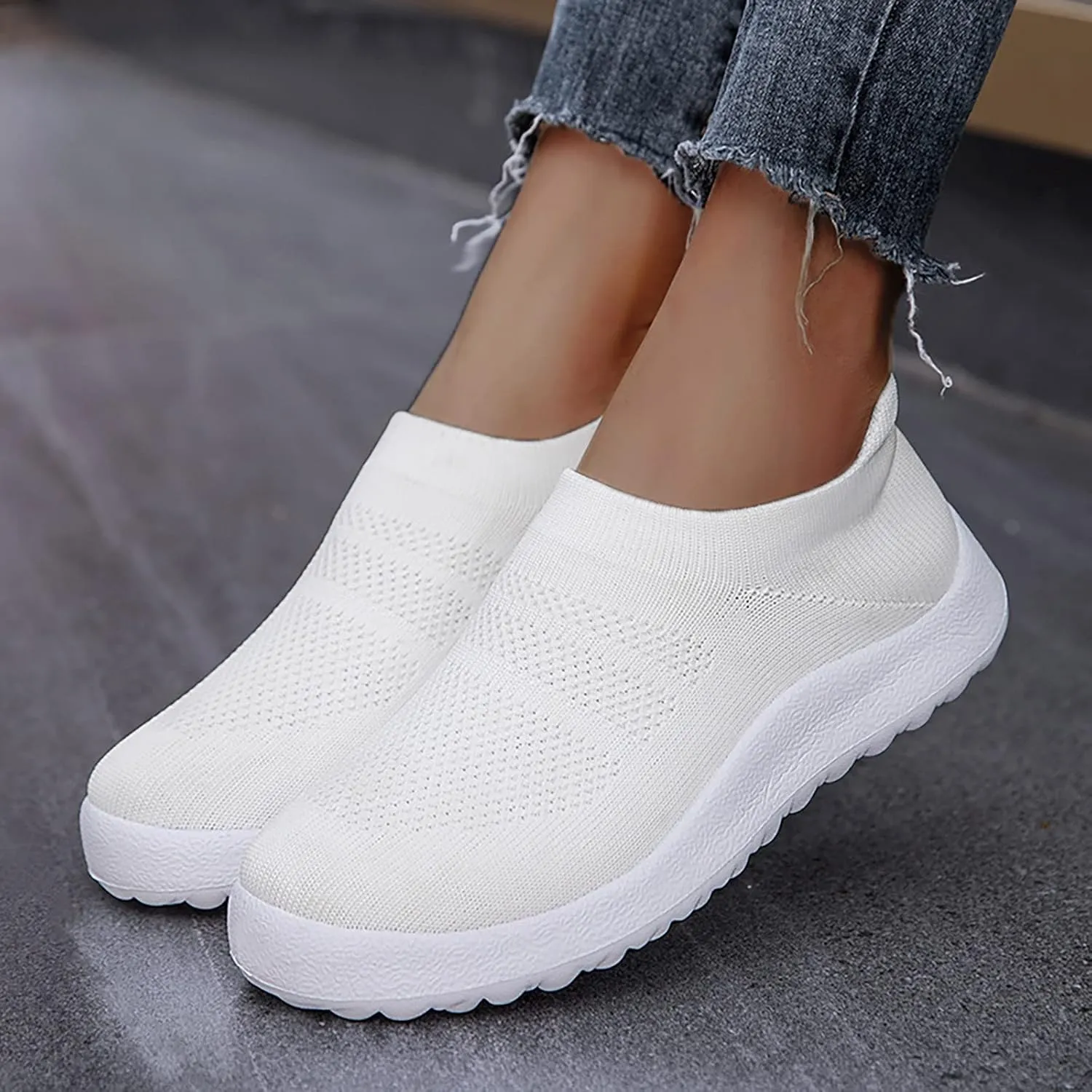 Womens Lightweight Running Shoes Zapatos Antiderrapantes De Mujer Tipo Crucero Womens Size 11 Non Slip Work Shoes Womens High Tops Sneakers White Casual Tennis Shoes for Women Trendy