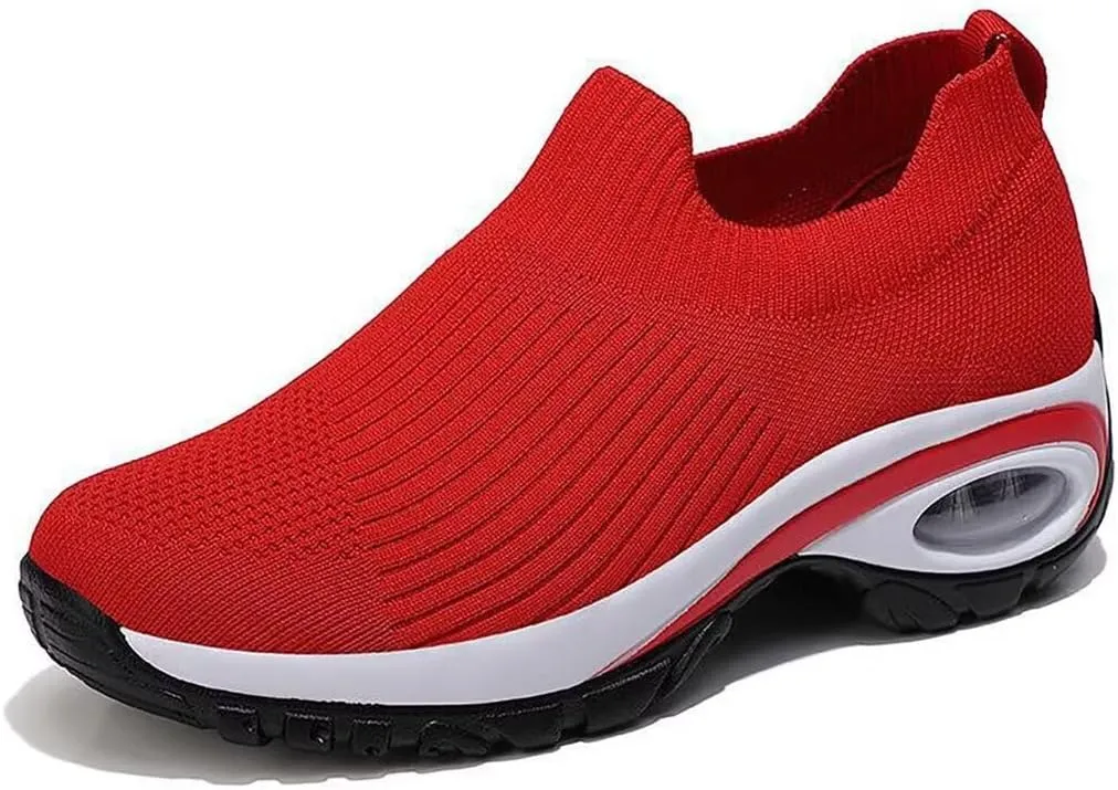 Women's Orthopedic Shoes Cloud Slide Shoes Plantar Fasciitis Shoes Air Cushioned Walking Shoes Road Walking Shoes Running Shoes Memory Foam Outdoor Casual Knit Shoes