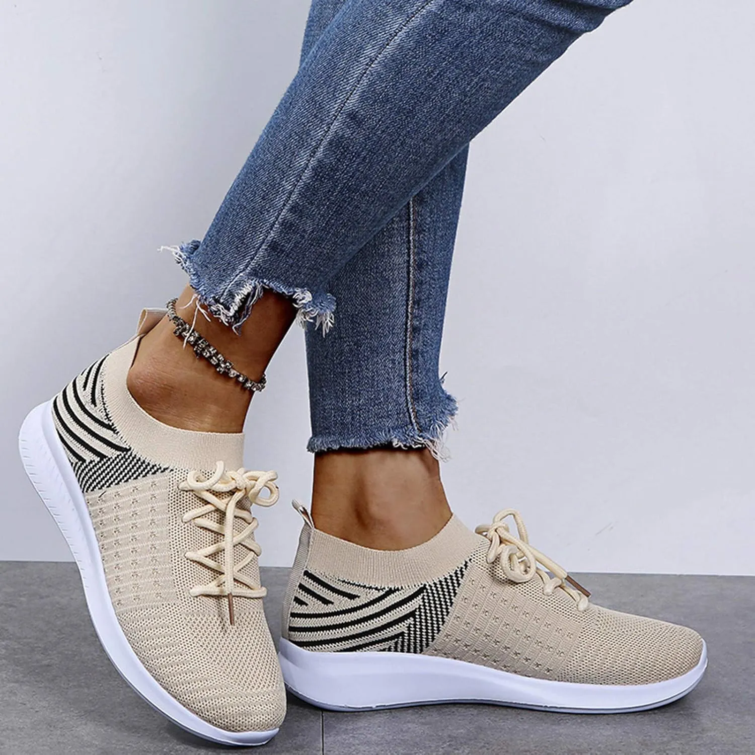 Womens Shoes Sneakers Tenis Antideslizantes para Mujer Azul Marino Women's Running Shoes Black Sole Womens Slip On Sneakers with Arch Support Red Women's Slip On Shoes