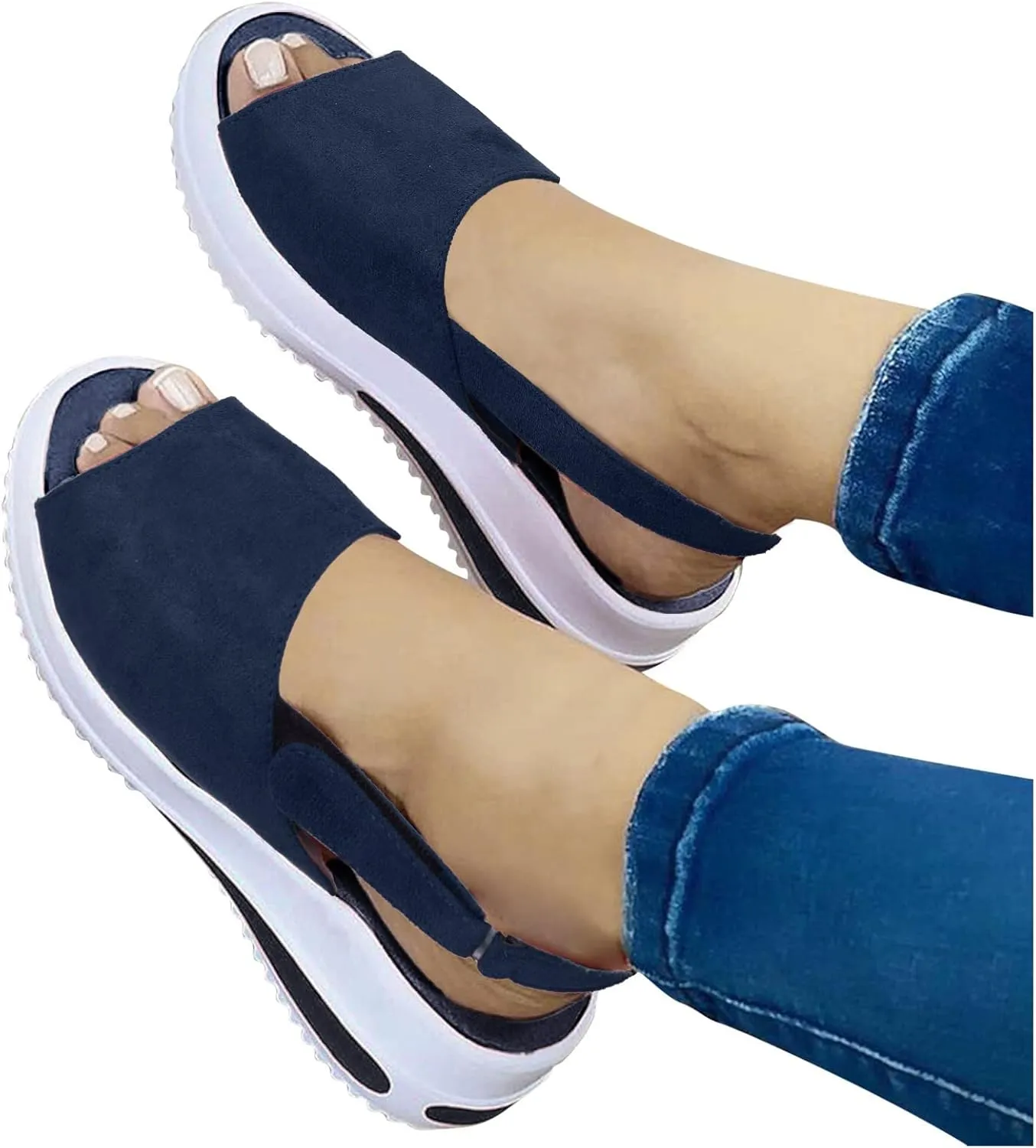Women's Sneakers with Arch Support Slip On Wide Width Ortho Arch Support Sneakers for Women Walking Shoes Womens Wide Shoes Dressy Casual Womens Black Sneakers Cute Comfy Work Shoes for Women