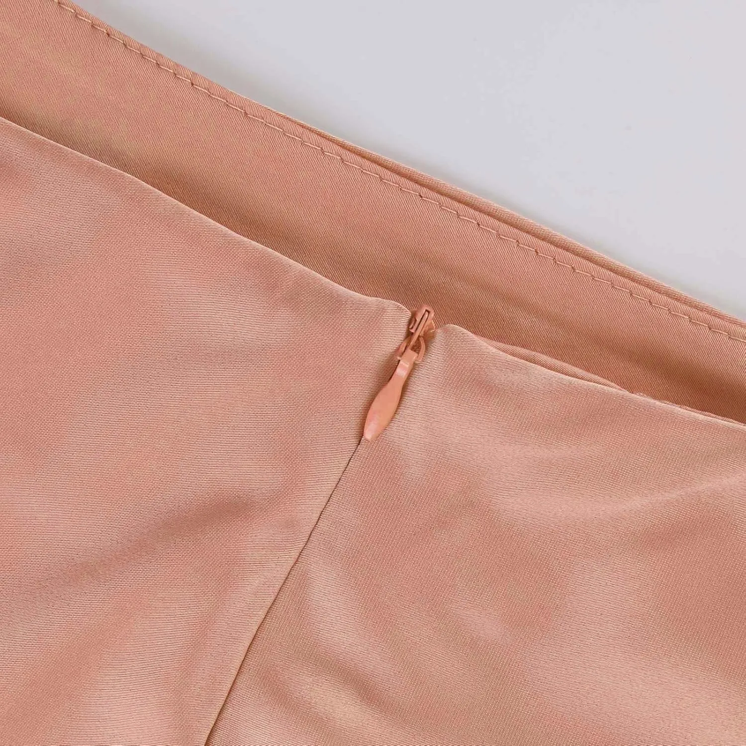 Women's Summer Casual Maxi Slim Skirt High Waist Elastic Solid Glossy Skirts