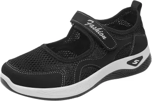 Womens Walking Shoes Walking Shoes Mesh Breathable Women's Woven Orthopedic Breathable Soft Shoes Womens Running