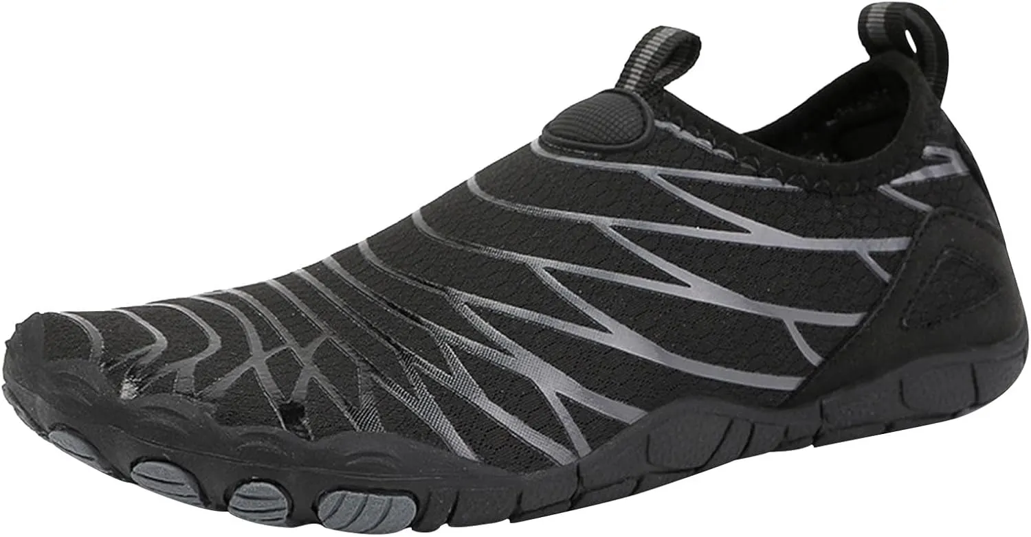 Womens Water Shoes Closed Toe Non Slip Water Hiking Shoes for Women Non Slip Mens Wide Water Shoes Wide Width Summer Quick Dry Sandals Slippers for Boating Fishing Diving Surfing