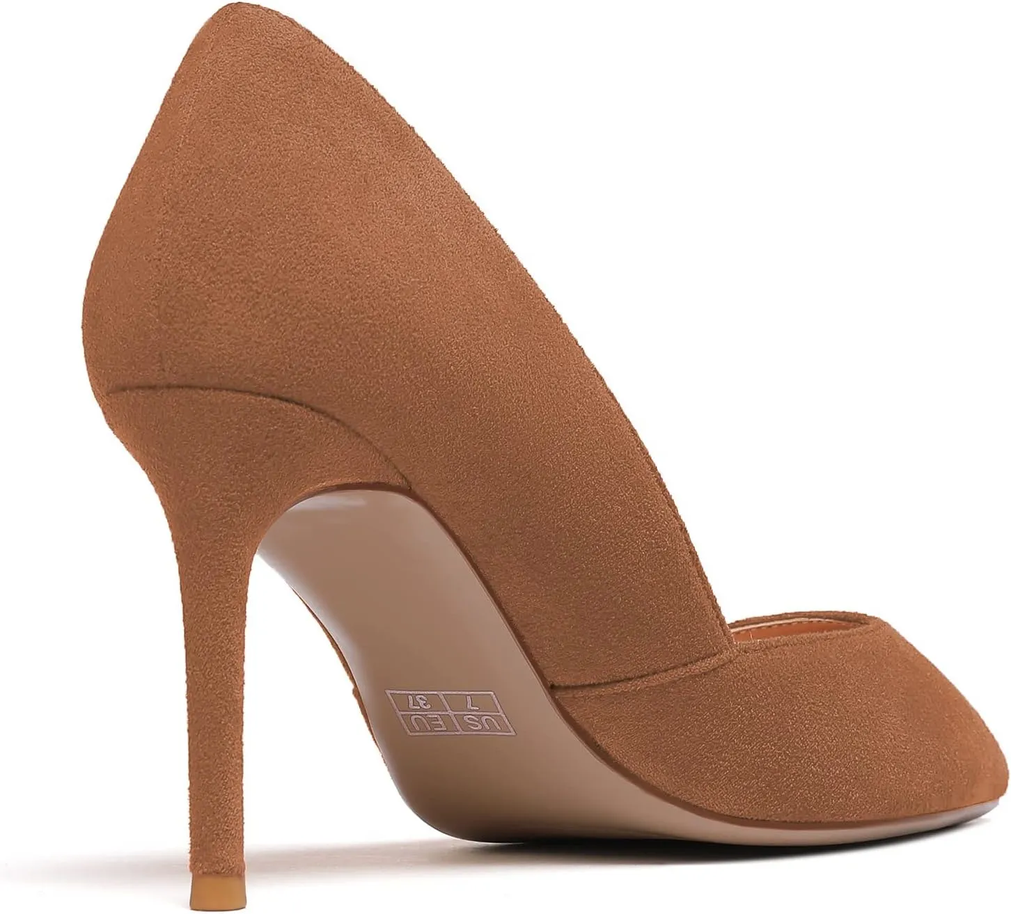 Zamikoo High Heels for Women Pumps 3.5'' Heels Stiletto Closed Toe Slip On Pointed Toe Middle Heels Dress Wedding Party Pumps Ladies Sexy US Size 5 - Size 13